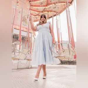 New Never Worn - Jessakae Dress - Jeanne Dress
Dusty Blue, XL